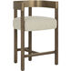 Manolo 35.25 inch Santa Cruz Oatmeal Counter Stool